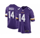 nike youth nfl jerseys minnesota vikings #14 stefon diggs purple[nike]