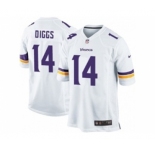 nike youth nfl jerseys minnesota vikings #14 stefon diggs white[nike]