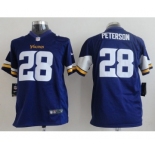nike youth nfl jerseys minnesota vikings #28 peterson purple[2013 nike]