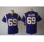 nike youth nfl jerseys minnesota vikings #69 allen purple[nike limited]