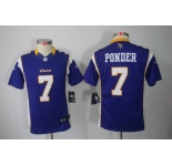 nike youth nfl jerseys minnesota vikings #7 christian ponder purple[nike limited]