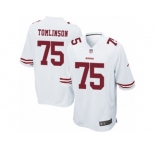 Men Nike San Francisco 49ers #75 Laken Tomlinson Game White NFL Jersey