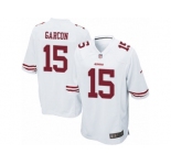 Men's Nike San Francisco 49ers #15 Pierre Garcon Game White NFL Jersey