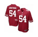 Men's Nike San Francisco 49ers #54 Ray-Ray Armstrong Game Red Team Color NFL Jersey