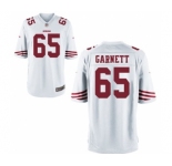 Men's Nike San Francisco 49ers #65 Joshua Garnett Game White NFL Jersey