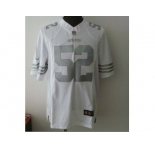 Nike San Francisco 49ers #52 Patrick Willis White Platinum jerseys