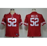 nike nfl jerseys san francisco 49ers #52 willis red[game]