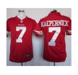 nike nfl jerseys san francisco 49ers #7 kaepernick red[game]