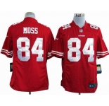 nike nfl jerseys san francisco 49ers #84 moss red[game]