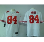 nike nfl jerseys san francisco 49ers #84 moss white[game]