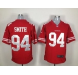 nike nfl jerseys san francisco 49ers #94 red [game]