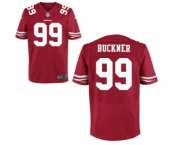 Men San Francisco 49ers #99 Deforest Buckner Scarlet Elite Jersey