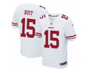 Men's Nike San Francisco 49ers #15 Josh Huff Elite White NFL Jersey