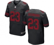 Men's Nike San Francisco 49ers #23 Will Redmond Elite Black Alternate NFL Jersey