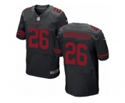 Men's Nike San Francisco 49ers #26 Rashard Robinson Elite Black Alternate NFL Jersey