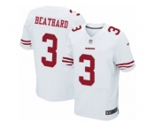 Men's Nike San Francisco 49ers #3 C. J. Beathard Elite White NFL Jersey
