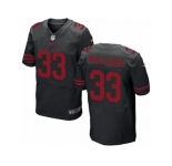 Men's Nike San Francisco 49ers #33 Joe Williams Elite Black NFL Jersey