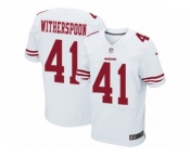 Men's Nike San Francisco 49ers #41 Ahkello Witherspoon Elite White NFL Jersey