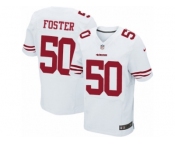 Men's Nike San Francisco 49ers #50 Reuben Foster Elite White NFL Jersey