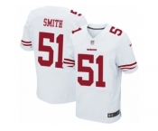 Men's Nike San Francisco 49ers #51 Malcolm Smith Elite White NFL Jersey