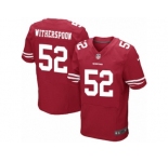 Men's Nike San Francisco 49ers #52 Ahkello Witherspoon Elite Red Team Color NFL Jersey