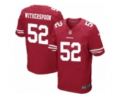 Men's Nike San Francisco 49ers #52 Ahkello Witherspoon Elite Red Team Color NFL Jersey