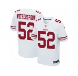 Men's Nike San Francisco 49ers #52 Ahkello Witherspoon Elite White NFL Jersey