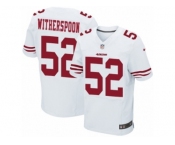 Men's Nike San Francisco 49ers #52 Ahkello Witherspoon Elite White NFL Jersey