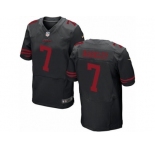 Men's Nike San Francisco 49ers #7 Matt Barkley Elite Black NFL Jersey