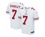Men's Nike San Francisco 49ers #7 Matt Barkley Elite White NFL Jersey