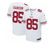 Men's Nike San Francisco 49ers #85 Pierre Garcon Elite White NFL Jersey