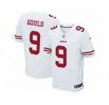 Men's Nike San Francisco 49ers #9 Robbie Gould Elite White NFL Jersey