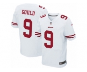 Men's Nike San Francisco 49ers #9 Robbie Gould Elite White NFL Jersey