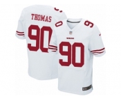 Men's Nike San Francisco 49ers #90 Solomon Thomas Elite White NFL Jersey