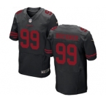 Men's Nike San Francisco 49ers #99 DeForest Buckner Elite Black Alternate NFL Jersey
