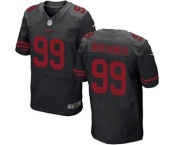 Men's Nike San Francisco 49ers #99 DeForest Buckner Elite Black Alternate NFL Jersey