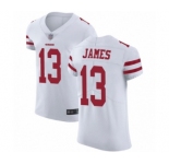 Men's San Francisco 49ers #13 Richie James White Vapor Untouchable Elite Player Football Jersey