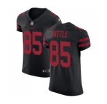 Men's San Francisco 49ers #85 George Kittle Black Alternate Vapor Untouchable Elite Player Football Jersey