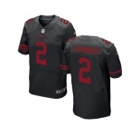 Nike San Francisco 49ers #2 Blaine Gabbert Black jerseys([Elite]