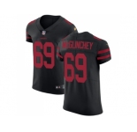 Nike San Francisco 49ers #69 Mike McGlinchey Black Alternate Men Stitched NFL Vapor Untouchable Elite Jersey