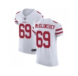 Nike San Francisco 49ers #69 Mike McGlinchey White Men Stitched NFL Vapor Untouchable Elite Jersey