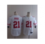nike jerseys san francisco 49ers #21 reggie bush white[Elite]