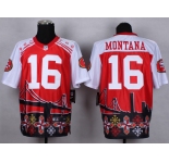 nike nfl jerseys san francisco 49ers #16 montana [Elite Style Noble Fashion]