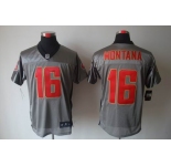 nike nfl jerseys san francisco 49ers #16 montana grey[Elite shadow]