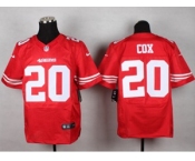 nike nfl jerseys san francisco 49ers #20 cox red[Elite][cox]