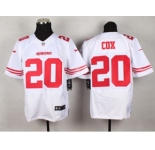 nike nfl jerseys san francisco 49ers #20 cox white[Elite][cox]