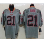 nike nfl jerseys san francisco 49ers #21 gore grey[Elite lights out]