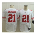 nike nfl jerseys san francisco 49ers #21 sanders white[Elite][sanders]