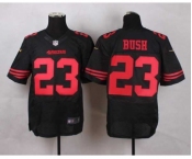 nike nfl jerseys san francisco 49ers #23 bush black[Elite][bush]
