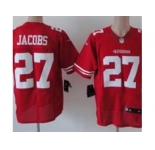 nike nfl jerseys san francisco 49ers #27 brandon jacobs red[Elite]